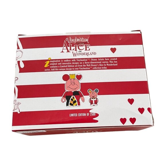 Disney Alice in Wonderland Queen of Hearts King Limited Edition Vinylmation Set - Picture 9 of 10